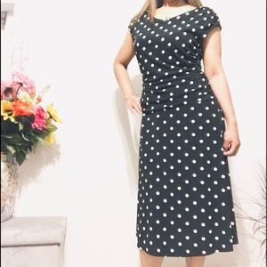 Polka Dots Flare Dress
